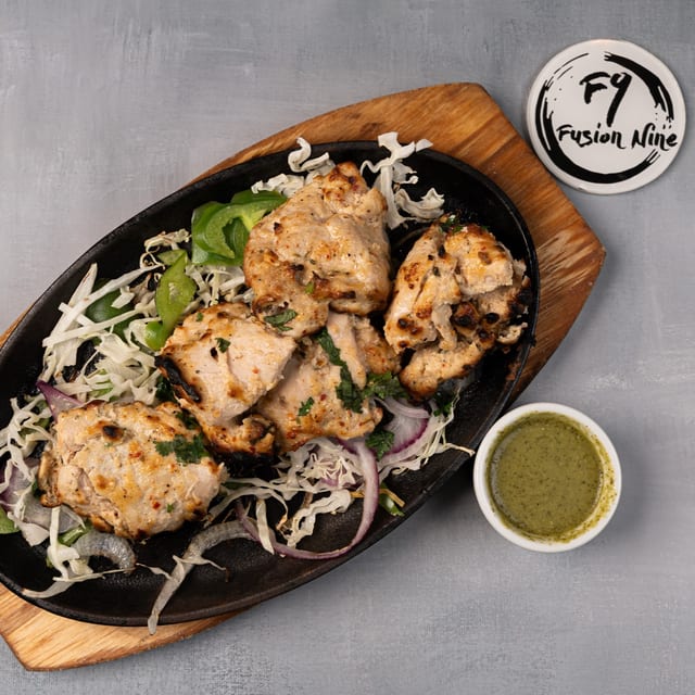 Chicken Malai Kebab.