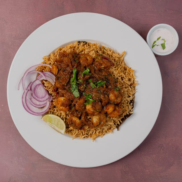 Shrimp Pulav.